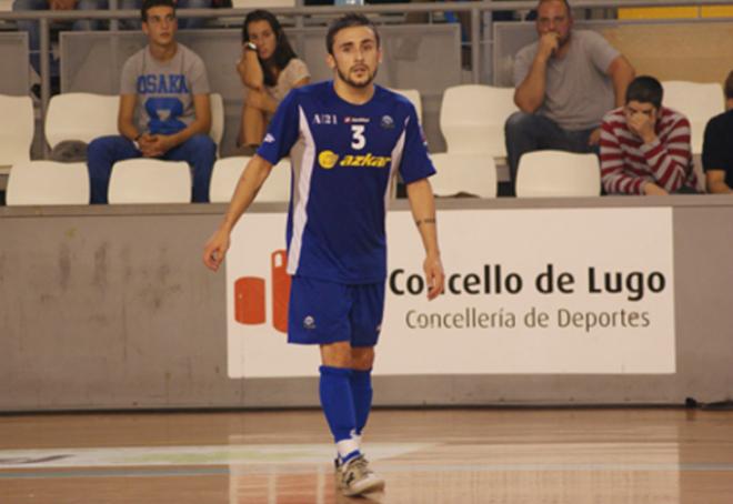 Mario Ossorio, en su etapa como jugador del Azkar Lugo