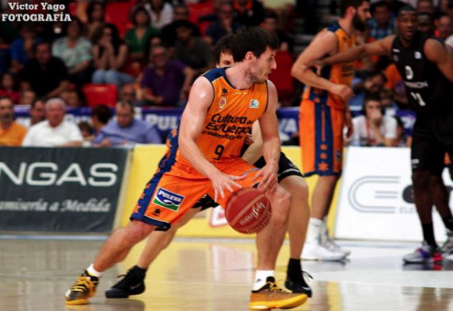 Van Rossom durante un partido de esta temporada. (Foto: Víctor Yago)