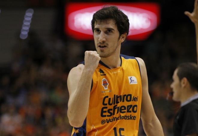 Guillem Vives, firmando un gran año en el Valencia Basket (Foto MA Polo / Valencia Basket)