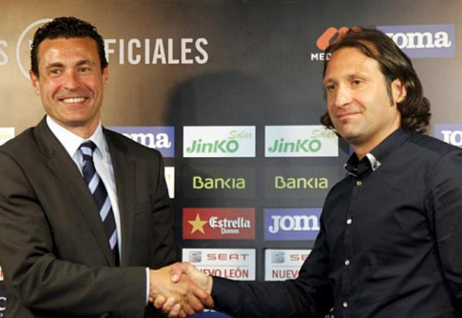 Rufete y Salvo en el Valencia CF.