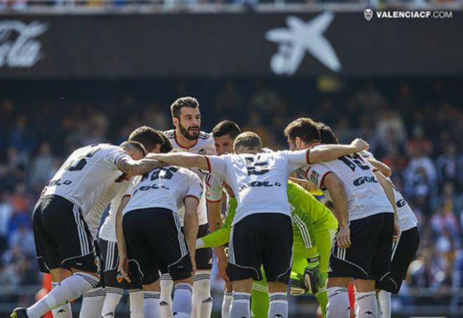 El Valencia CF de Nuno ha sumado más puntos que ningún otro en 25 partidos (Foto Valencia CF.com)