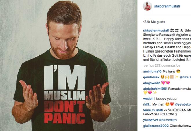 Mustafi en su instagram mandó un mensaje a los musulmanes.