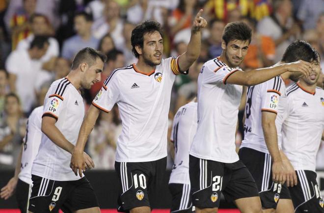 Parejo se ha consolidado en 2014 como protagonista en el Valencia CF