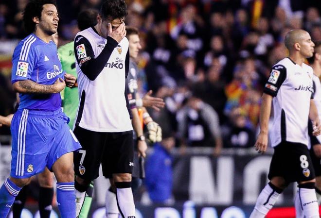 El Valencia cayó en los últimos minutos el pasado año tras el lanzamiento de Jesé a Guaita.