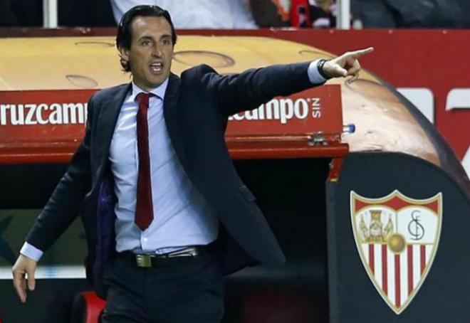 Unai Emery volvió a encontrarse conla victoria 'in extremis' (foto EFE)