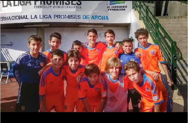 El Valencia CF Alevín está haciendo historia en Arona en el Torneo de Fútbol-7.