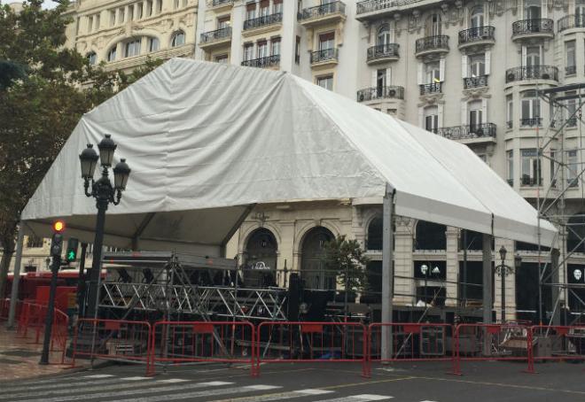 Todo listo para la gran inauguración.