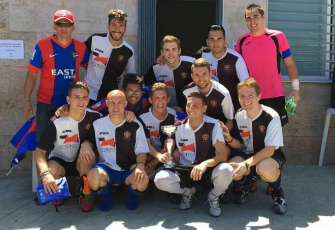 La Peña Voluntarios del Levante UD ganó el torneo de la Delegación de Peñas