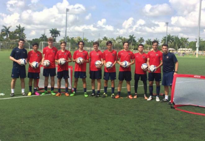 Participantes en el I Campus Internacional del Levante UD en Florida