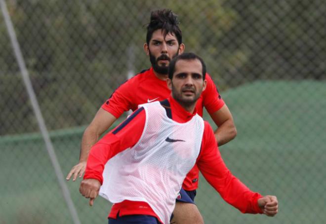 Verza, centrocampista del Levante UD, en el entrenamiento