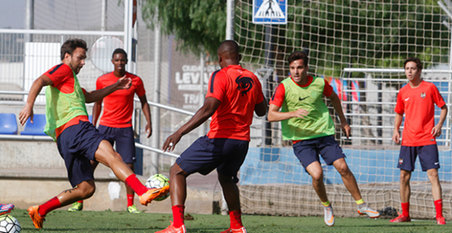 La semana finalizó con un partido de prueba (Foto: J. Ramírez / Levante UD)