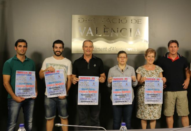 Presentación de la final de Frontón en la Diputación de Valencia.