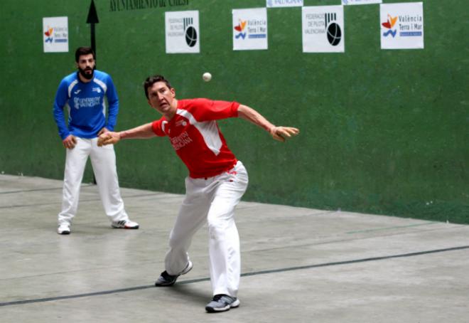 Pasqual y Adrián de Quart, durante la final de 2014