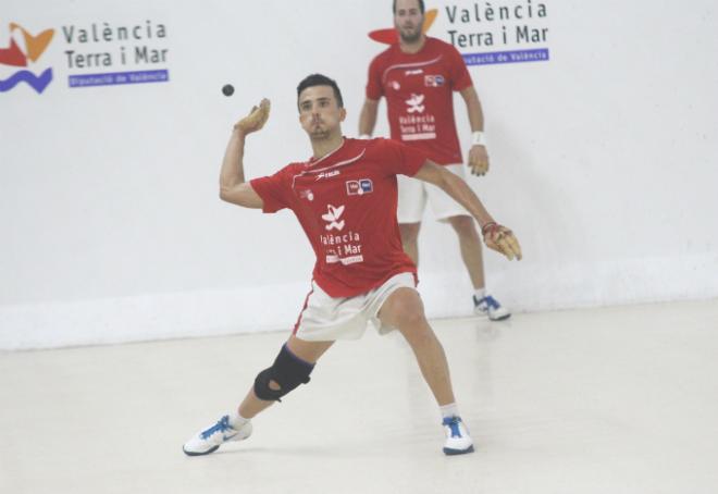 Roberto, en la Liga de Raspall de la Diputación de Valencia