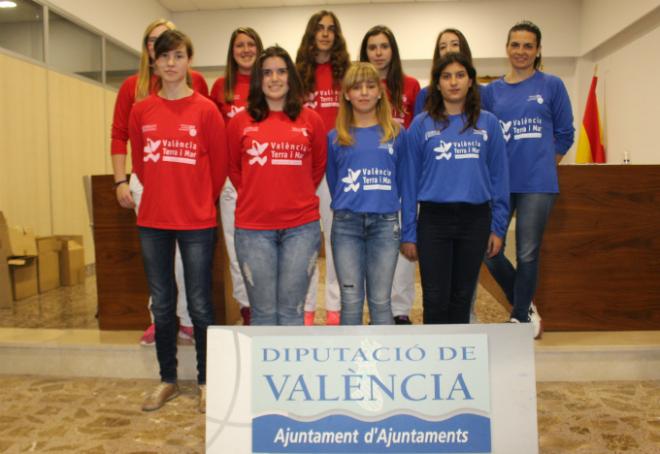 Las finalistas femeninas de Raspall.