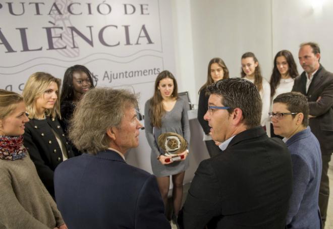 Recepción en Diputación.