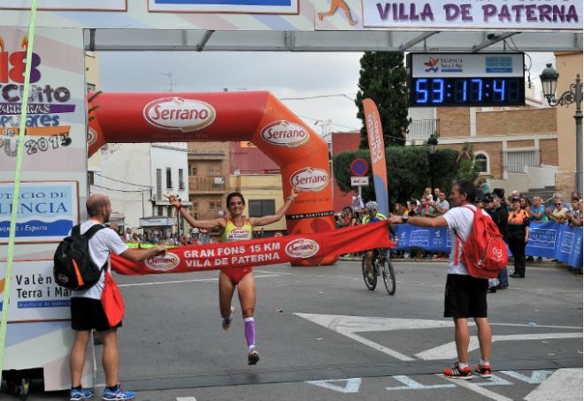 Marta Esteban se proclamó vencedora del Gran Fons de Paterna (Foto Alexis Sánchez)