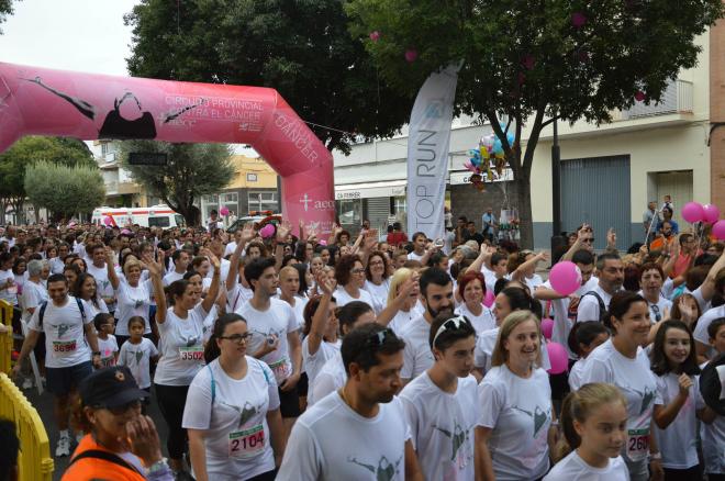 Salida de la marcha no competitiva en L'ALcudia (Fotos TopRun)