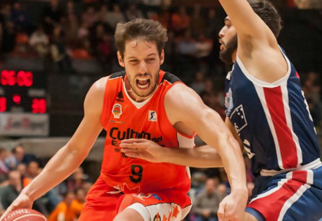 Sam Van Rossom, jugador de Valencia Basket