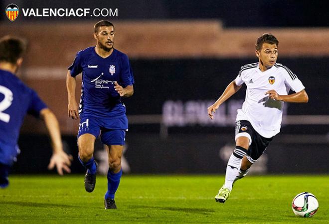 Villalba disputó los 90 minutos (Foto: Valencia CF)