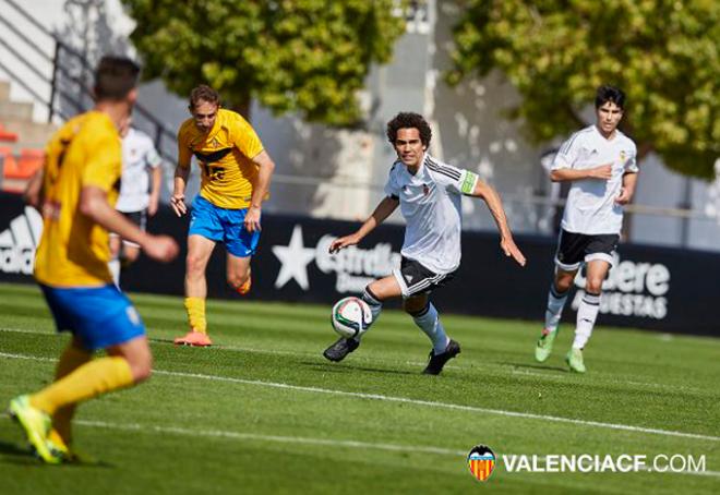 Valencia Mestalla-Badalona. (Foto: Valencia CF)