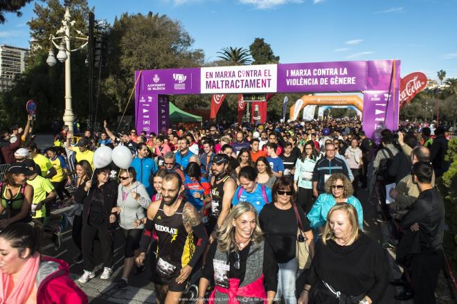 Éxito rotundo en la Marxa contra la Violència de Génere.