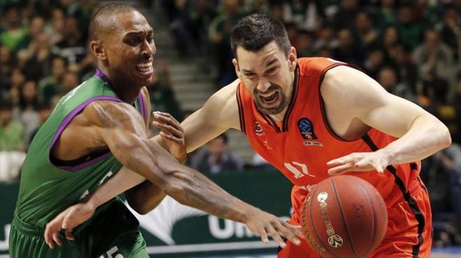 Valencia Basket y Unicaja se verán las caras en la Euroliga. (Foto: M. A. Polo)