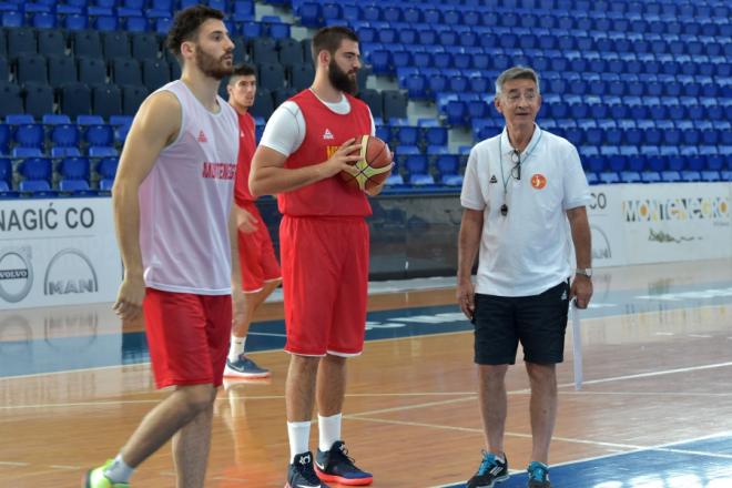 Bojan Dubljevic con su selección.