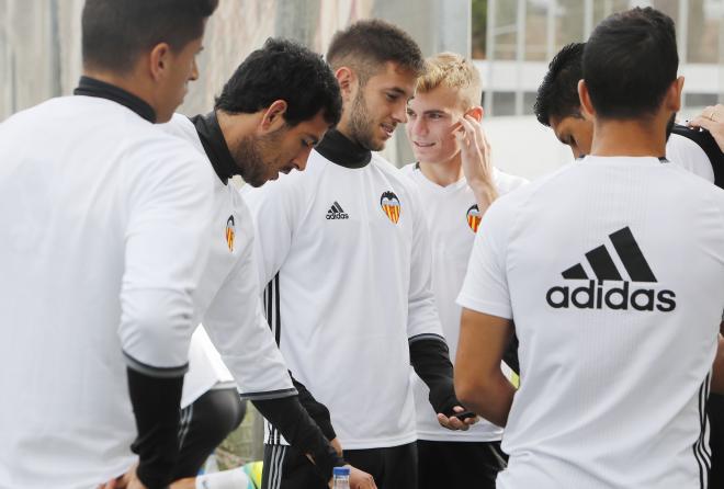 Álvaro Medrán, futbolista del Valencia CF.