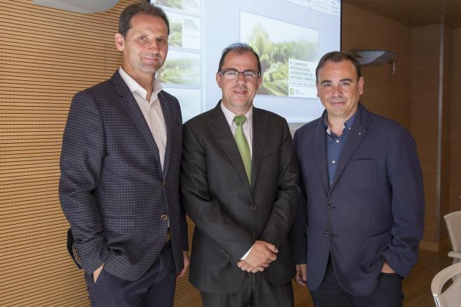 Giner, junto a Antonio Galindo y Francisco Cardells.