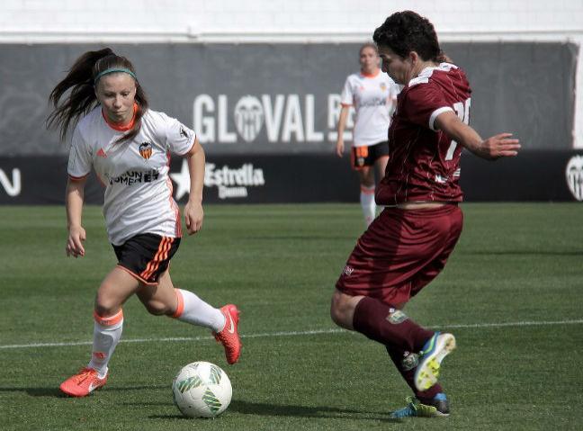 Aedo ha sido la encargada de abrir el marcador del conjunto blanquinegro. (Foto: Valencia CF)