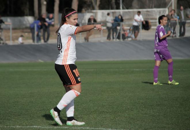 Mari Paz Vilas anotó el único gol que marcó el Valencia al UD Tacuense en la primera vuelta. (Foto: Valencia CF)