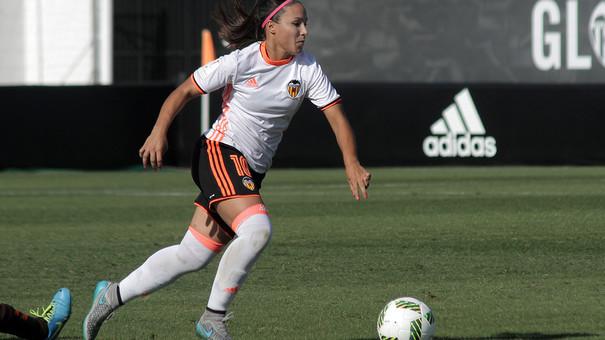 Mari Paz Vilas es la máxima goleadora del conjunto valenciano. (Foto: Valencia CF)