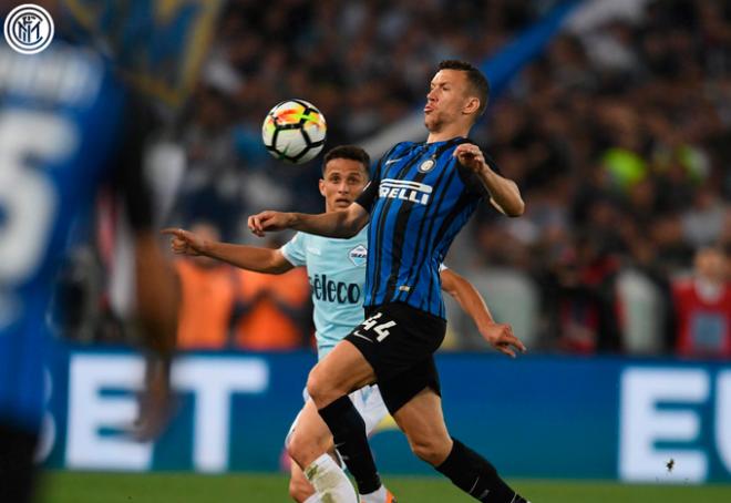 Perisic contra la Lazio (Foto: Inter.it).