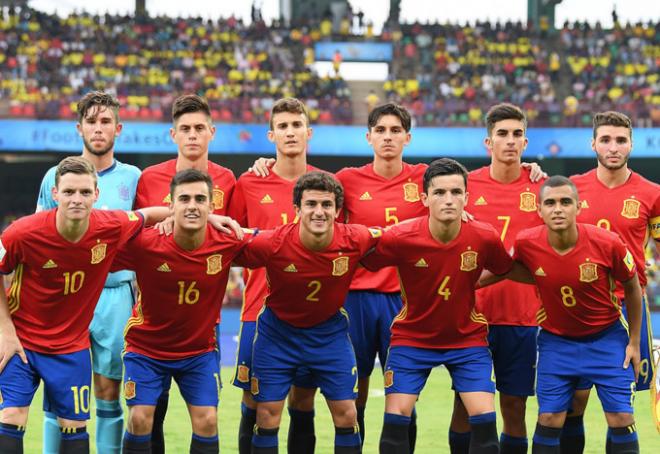 España ganó a Irán en cuartos del Mundial sub-17 de 2017.