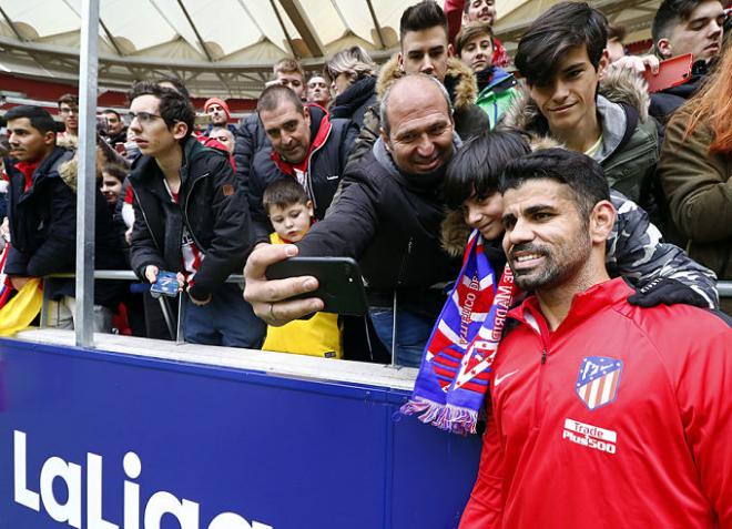 Diego Costa llegó al Atlético en el mercado de invierno.