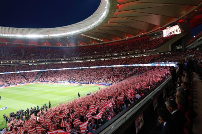 El día de la inauguración del Wanda Metropolitano.