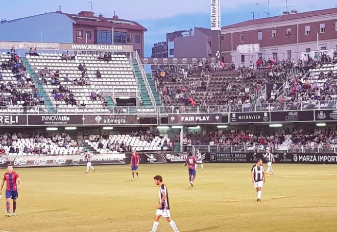 Imagen tras el Castellón-Atlético Levante. (Foto: CD Castellón)