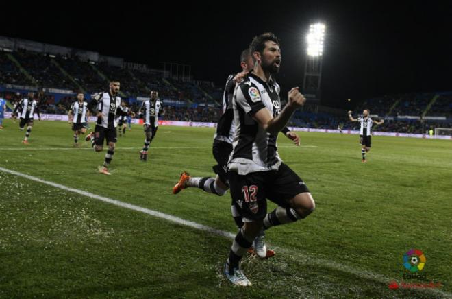 Koke celebra su gol en Getafe. (Foto: LaLiga)