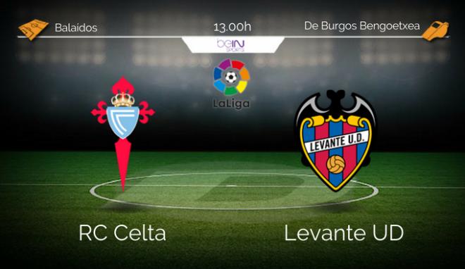 El Levante UD visita al Celta este sábado 19 de mayo a partir de las 13.00 horas en Balaídos.