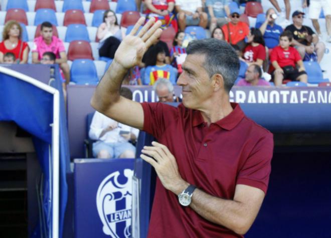 Juan Ramón López Muñiz, entrenador del Levante UD.