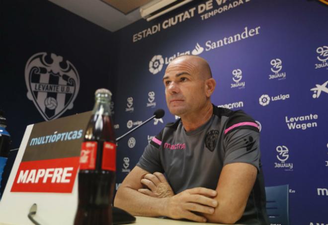 Paco López, entrenador del Levante UD.