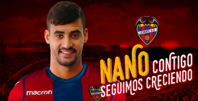 Nano, oficialmente nuevo jugador del Levante.