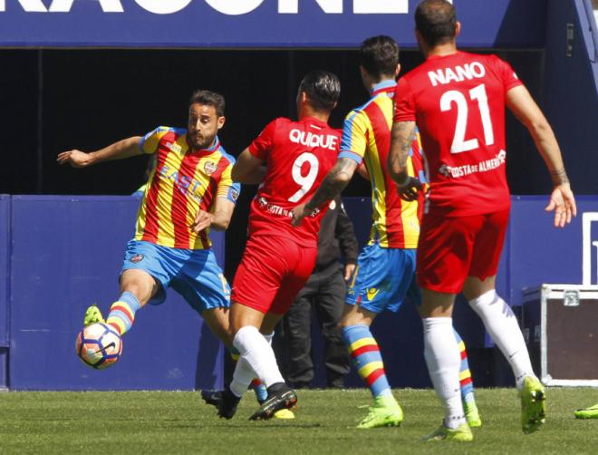 Una imagen del Almería - Levante de la temporada pasada. (Foto: Levante UD)