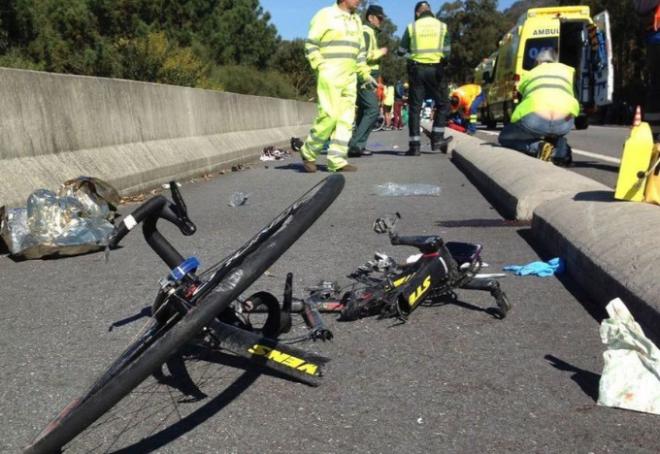 Han muerto cuatro ciclistas valencianos en esta carretera de Oliva.