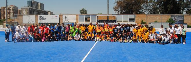 Foto de Familia del Hockey Plus Valencia.