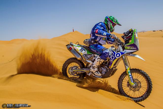 Daniel Albero en el Dakar.