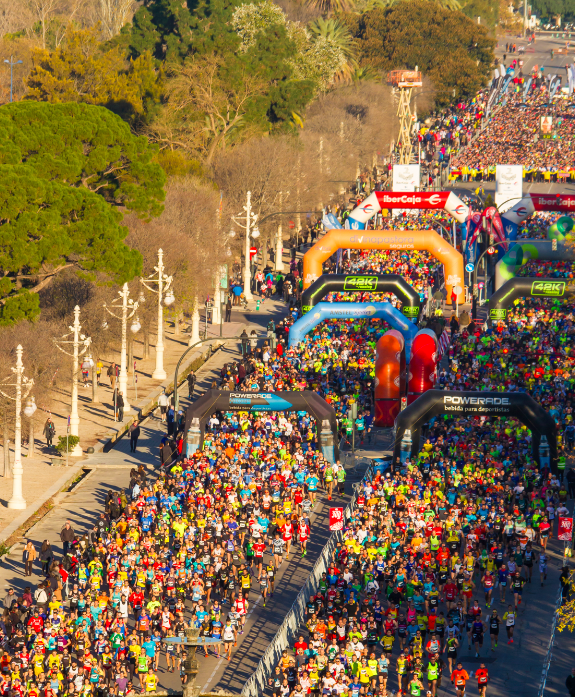 Espectacular imagen de la 10K del año pasado.