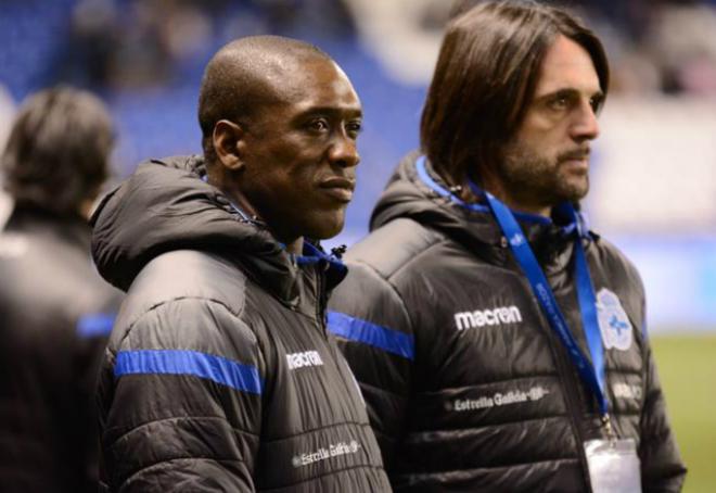 Clarence Seedorf, durante un partido del Deportivo (Óscar Cajide).