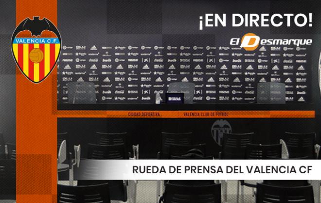 En directo, la rueda de prensa del Valencia CF.